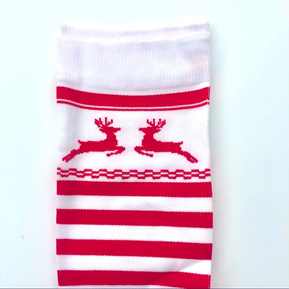 Candy Stripe Holiday Socks Size S/M - Picture 5 of 5